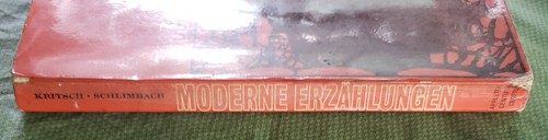 PB "Moderne Erzahlungen" by E. Kritsch & A. Schlimbach, ACC, 1964 textbook vtg - Imagen 6 de 6