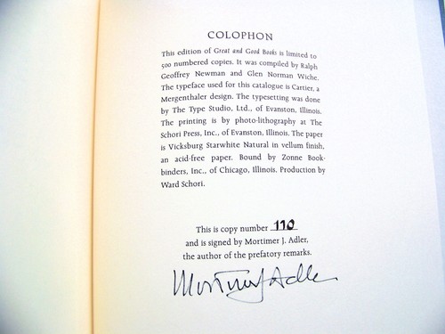**SIGNED Ltd. Ed. GREAT & GOOD BOOKS: THE LIMITED EDITIONS CLUB BIBLIOGRAPHY - Picture 9 of 10