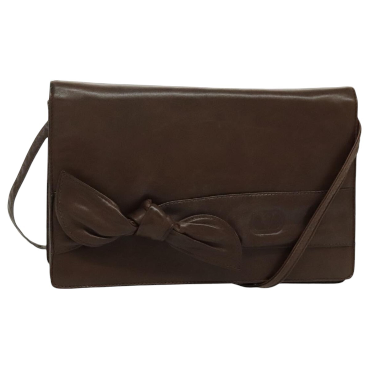 【関税込み】VALENTINO Shoulder bags VALENTINO Shoulder Bag Leather Brown Auth bs18971 | eBay
