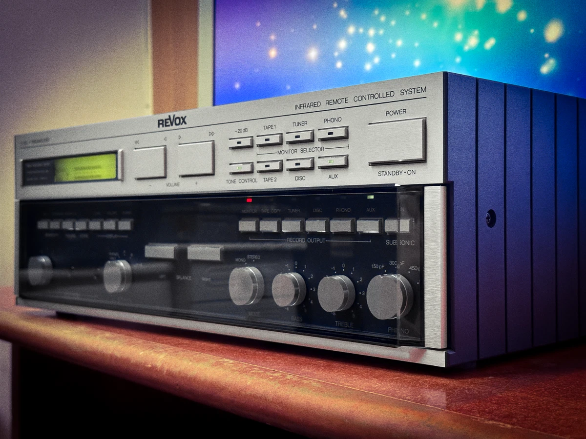 Preamplificador estéreo vintage REVOX B-252 🌈RaRe🌈 Premium (1984)