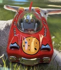 Schylling 2011 Future Cookie Race Car TIN Red 5.5" UNIQUE!! *Perfect condition😍