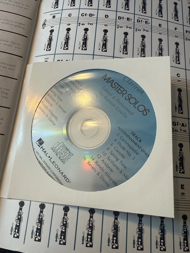 Master Solos Intermediate Level for Clarinet by Ramon Kireilis Hal Leonard Music - Image 4 of 4
