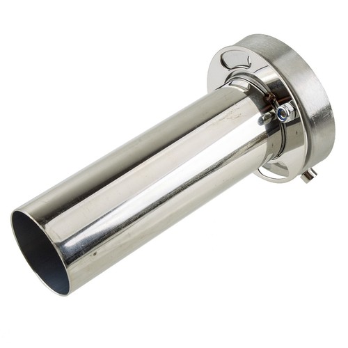 Stainless Steel Exhaust Muffler Silencer Removable Fit For Universal Cars v - Picture 3 of 5