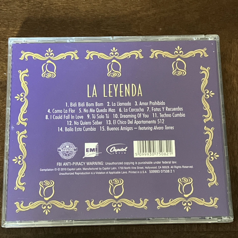 La Leyenda by Selena (CD, 2010) Foto 2 de 4