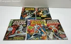 Silver Surfer #11-12,16-18 60's and 70's Vintage Marvel Comics