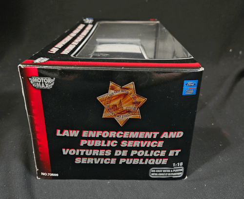 Motormax Law Enforcement City Of San Gabriel Ford Crown Victoria 1:18 Diecast - Picture 4 of 5