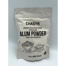  Chaqyr Alum Powder 1lb pack of 2 exp 2028