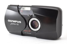  Top MINT Olympus mju II Black 35mm Point  Shoot Film Camera From JAPAN
