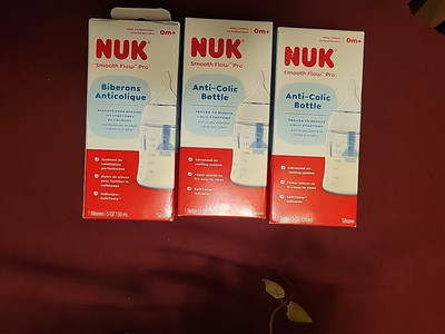 *NEW 3 PACK* NUK Smooth Flow Pro Anti-Colic Baby Bottle - 5oz