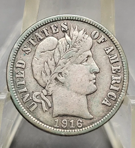 1916-P Barber Dime — photo from the most recent tracked eBay sale