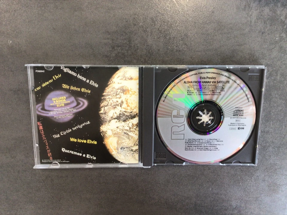 CD  "Elvis - Aloha from Hawai via Satellite",  sehr guter Zustand - Bild 2 von 3