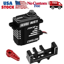Coreless High Torque Micro Servo with Mount and Servo Horn for SCX24 C10 JLU ...