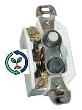 Antique Push Button Pearl Light Switch Vintage ON/OFF Throw Perkins Bryant USA