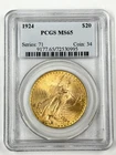 1924-P $20 Gold Saint St Gaudens PCGS MS65 Double Eagle Pre-1933 US Coin