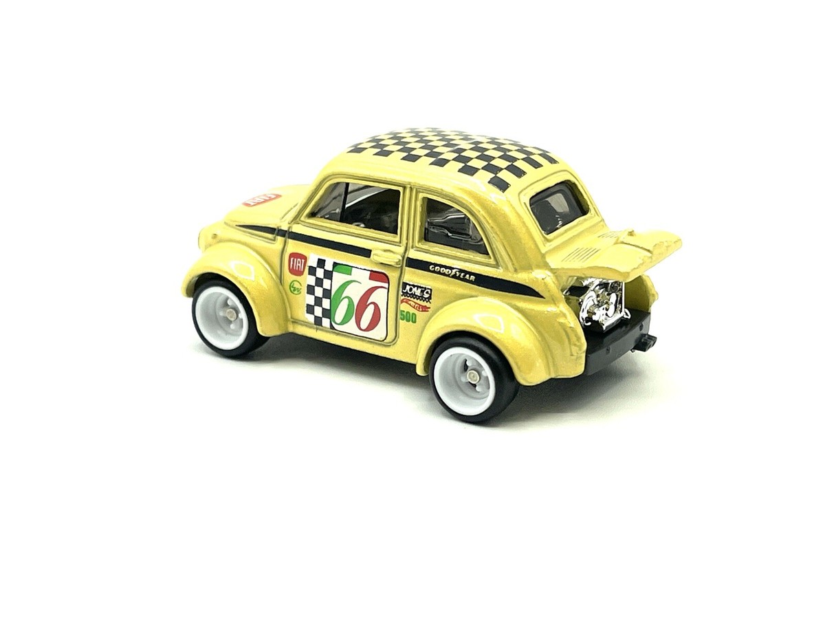 Hot Wheels '60s Fiat 500D Modificado #117 yellow SUPER CUSTOM