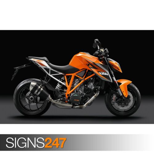 KTM 1290 SUPER DUKE MOTORCYCLE BIKE RACING (1006) Poster Print Art A1 A2 A3 A4 - Picture 1 of 5