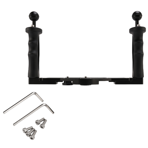 Stabilisateur Double Poignée Pour Caméra - Améliore La Stabilité En Plongée Ou En Mouvement - 7
