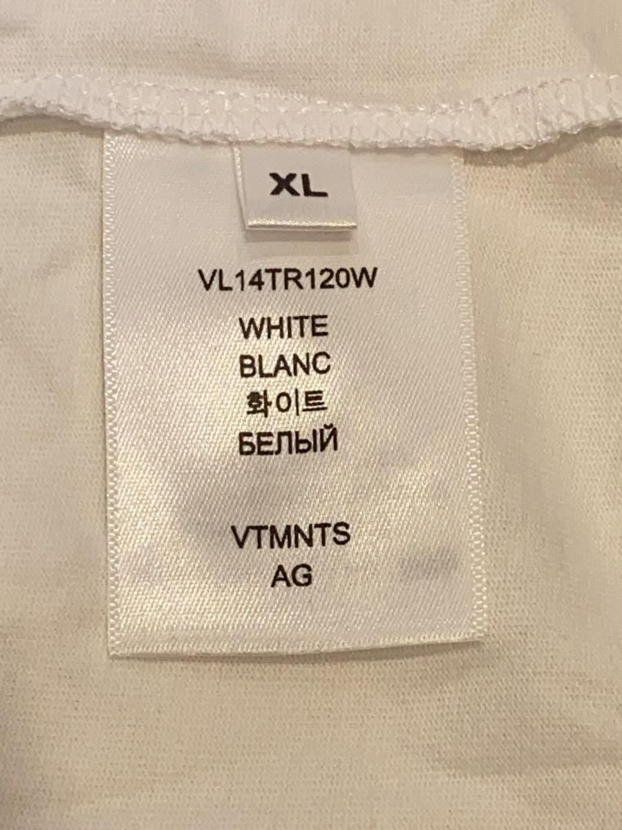 VETEMENTS T-SHIRT DRIPPING BARCODE T XL COTTON White Used | eBay