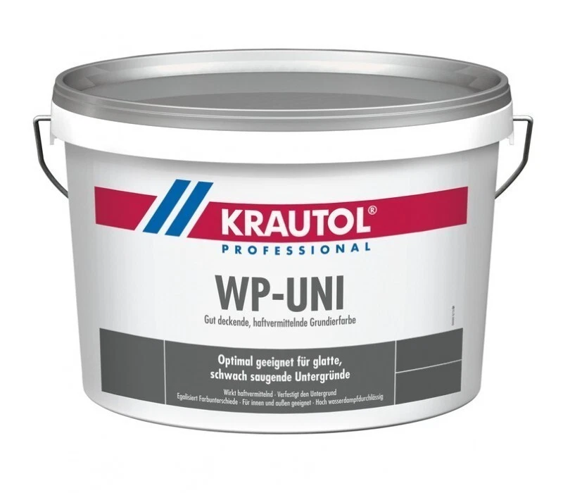 €5,60 L 12,5 L KRAUTOL WP-UNI Grundierfarbe weiß innen außen egalisierend