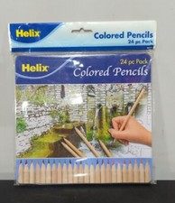 Helix Oxford 24 Pack Colored Pencils w/Tin - Sealed