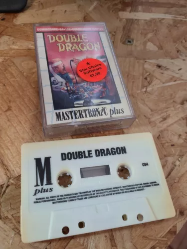 Double Dragon (Mastertronic Plus) Game Cassette - Commodore 64 (C64/128)