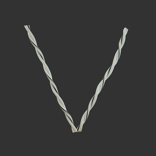HighEnd Lautsprecherkabel TwistedPair verdrillt 2 x 1,5mm² OFC-Kupfer weiss 150m - 第 1/1 張圖片
