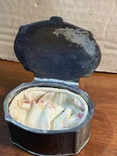 Vintage Weidlich Brothers Silver 466 Jewelery / Trinket  Box With Lining