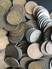 Lot of 10 Republic of Cyprus Bronze 5 Mils Pre Euro Currency Coins Ancient Ship