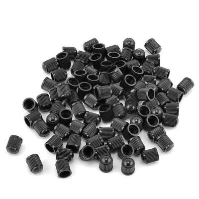 20 pieces bulk Valve Caps black car truck motorcycle vehicle auto scooter tire