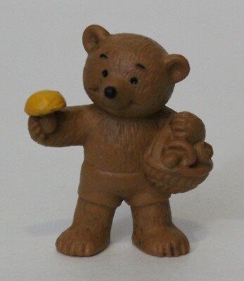 1986 IDA BOHATTA Rubbery BEAR Figure German Vintage Bully 2'' (5 cm.) #6