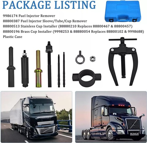 Injector Sleeve Remover Installer Tool 88800387 Fit Volvo FM12 D11/13 Mack MP7/8 - Bild 2 von 16