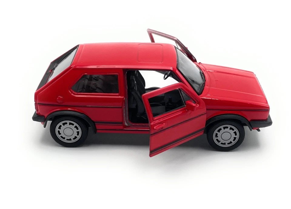 Coche De Modelo VW Golf 1 L GTI 1:34-39 Rojo Miniatura Vehículo - Imagen 4 de 4