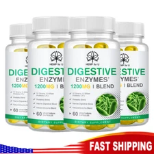 Digestive Enzymes Prebiotic & Probiotics Gas, Constipation & Bloating Relief