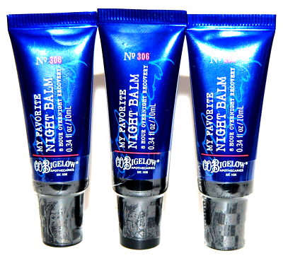3 BATH & BODY WORKS LIPLICIOUS CO BIGELOW MY FAVORITE NIGHT BALM LIP GLOSS  NEW