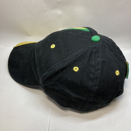 Sun Island Jamaica Flag Yellow Green Black Adjustable Hat - Picture 4 of 8