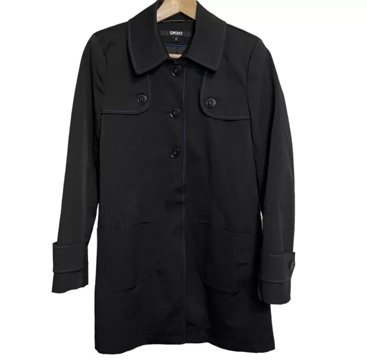 Dkny pocket trench clearance coat