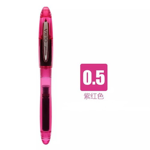 Monami Olika Colorful Cartridge Ink Fountain Pen Fine Nib 0.5mm/0.38mm Gifts New - Picture 21 of 31