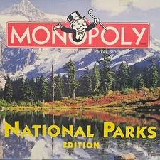 You Choose - Monopoly National Parks Edition Board Game 2001 Game Pieces Parts