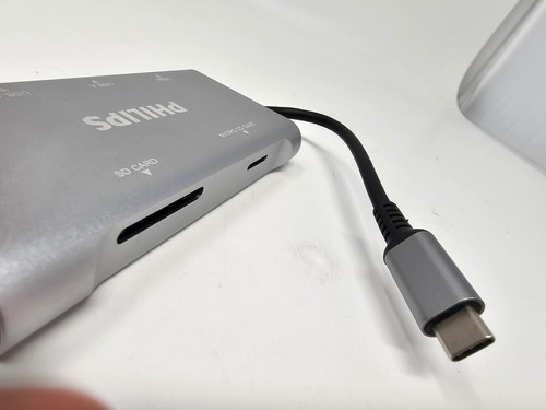 Philips USB-C Multiport Hub Power Passthrough HDMI 4k 1Gbps 60W 7 Port - Bild 6 von 7