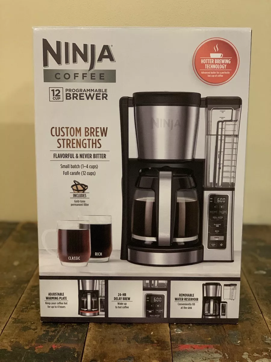 Ninja CE251 12 Cup Programmable Coffee Maker BlackStainless Steel