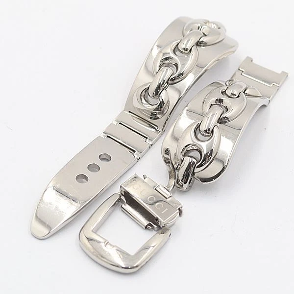 Gucci Bracelet Véritable Femme Montre Bracelet Pièces Couleur Argent 22mm pour Remplacement