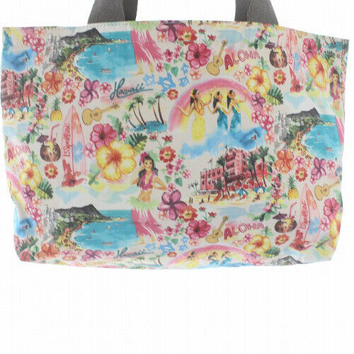 Lesportsac Tote Bag Hula Girl Handbag All Over Pa… - image 5