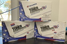 New Skilcraft Black Toner Cartridge Replaces HP CF237A (37A) Lot of 3