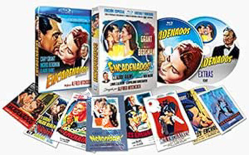 NUEVO Conjunto de 2 Discos Blu-Ray Clásico Alfred Hitchcock Cary Grant - Imagen 1 de 1