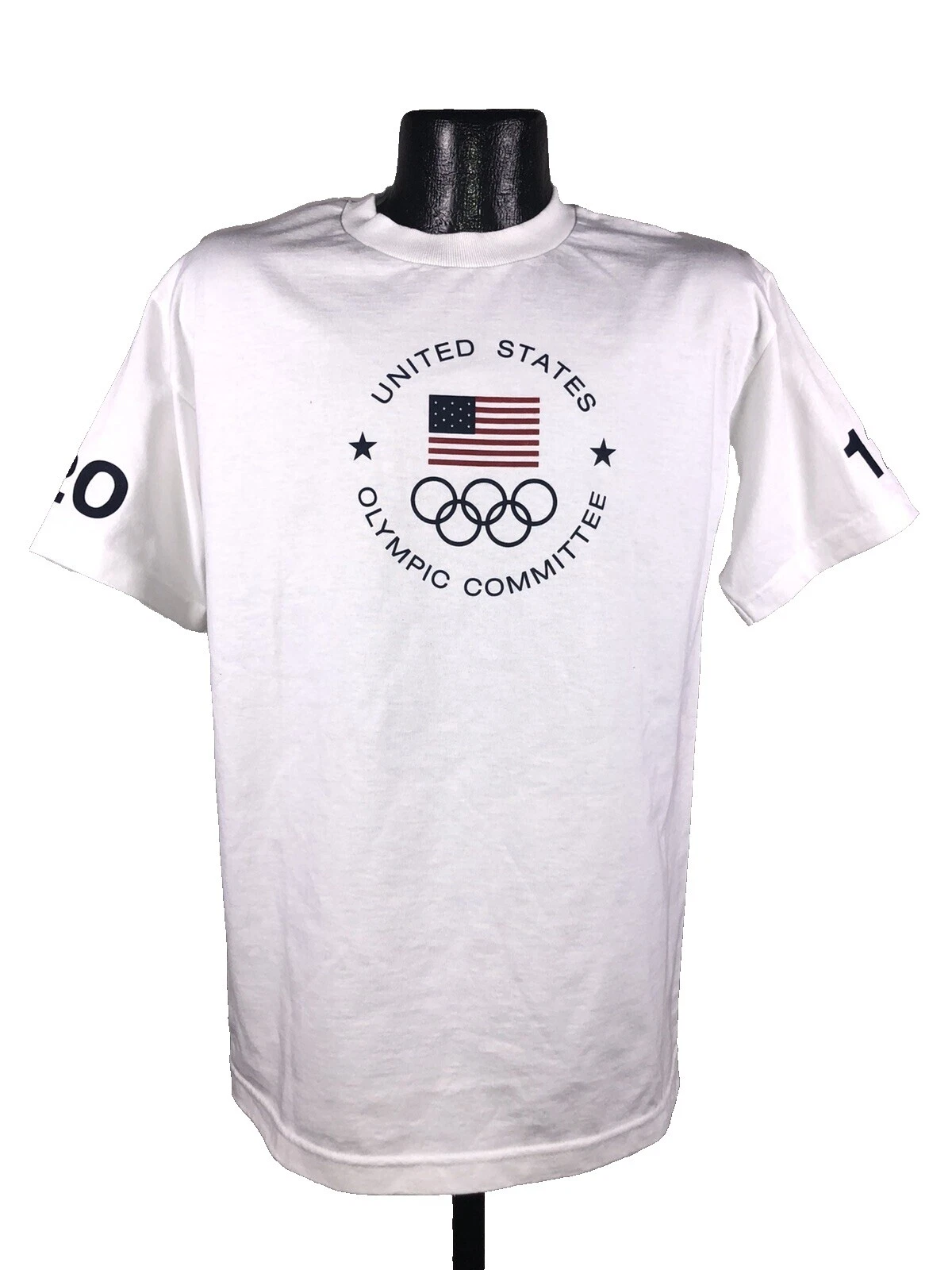 Talla M Blanco Ropa para aficionados y recuerdos de los Juegos Olímpicos