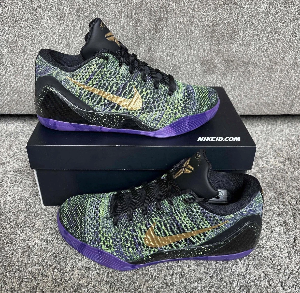 Las mejores ofertas en Nike Kobe 9 Elite iD Low Mamba Moment | eBay
