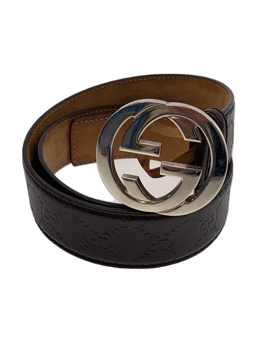 Gucci Women's Leather Belt with Double G Buckle-image