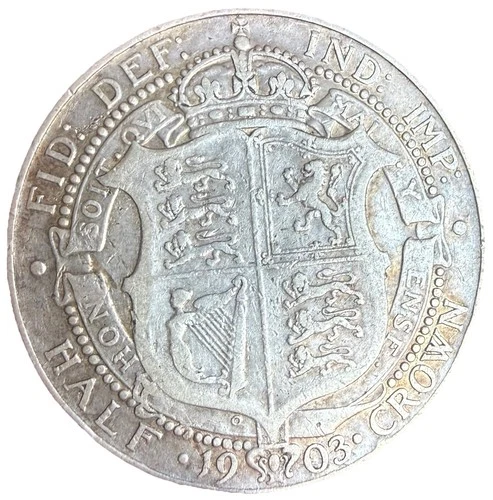 1903 Edward VII Half Crown — photo from the most recent tracked eBay sale