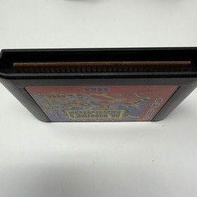 Vintage Dr. Robotnik's Mean Bean Machine Sega Genesis Puzzle Game Case & Cart