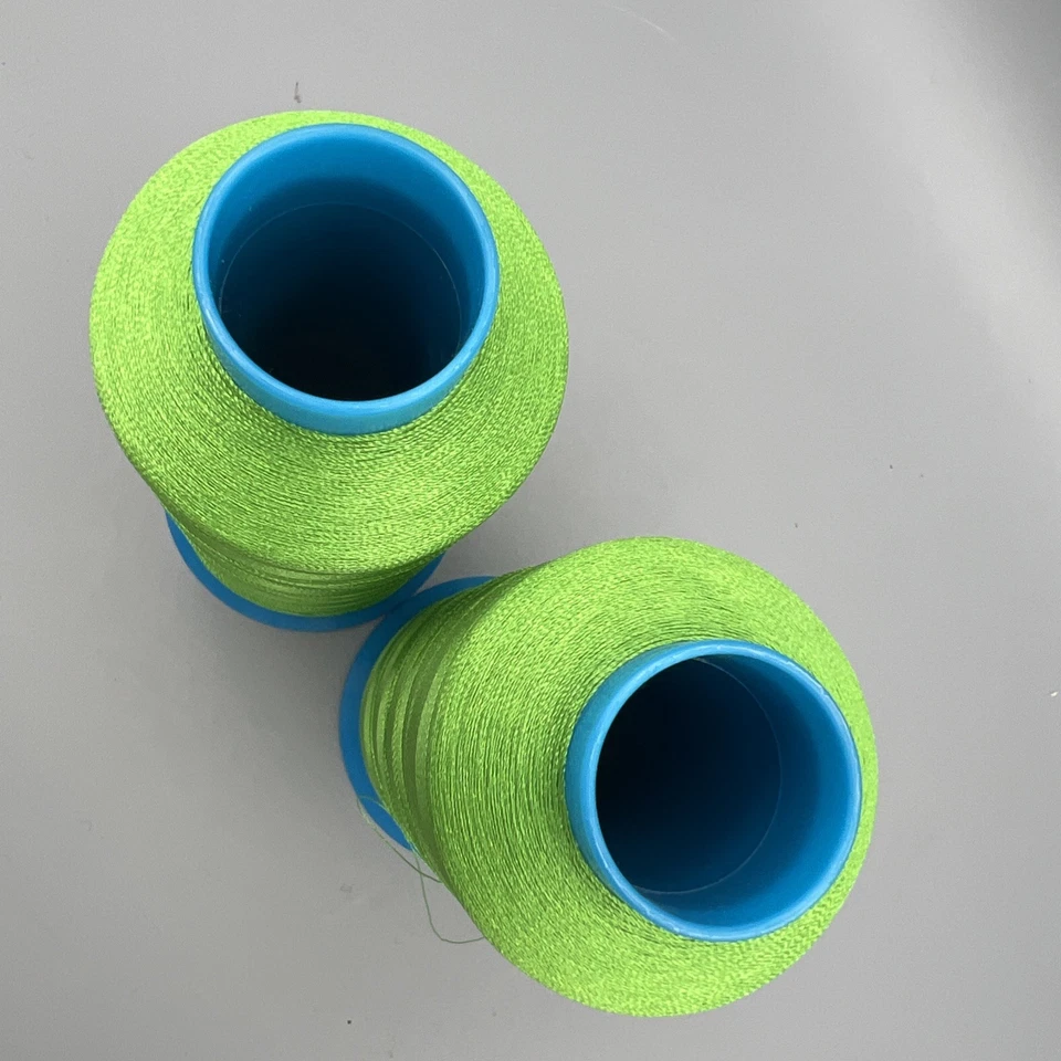 1500YD Nylon Sewing Bonded Thread Lime Green Lot Of 2 - Image 2 of 4
